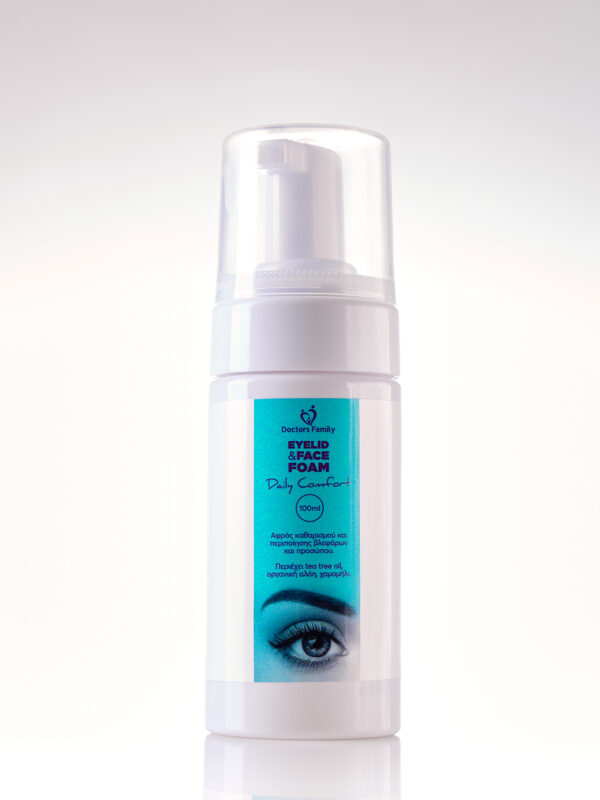Doctors Family Eyelid and Face Foam-Daily Comfort 100ml – Αφρός καθαρισμού βλεφάρων και προσώπου